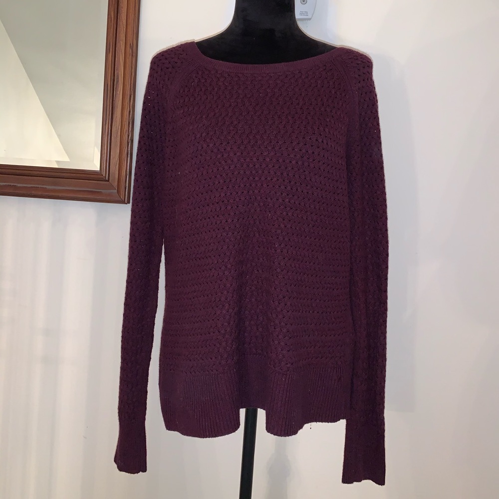 Plum Knit Sweater